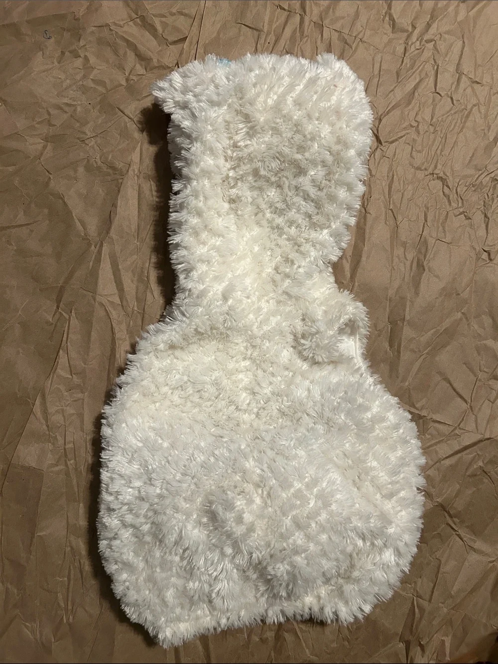 Plush White Lamb Cat Costume Hooded Pet Outfit 12/18 mnths